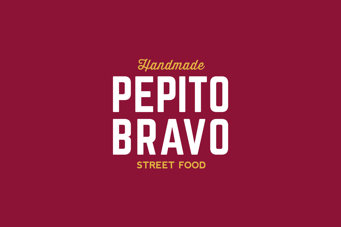 Disseny de la imatge corporativa per al foodtruck de streetfood Pepito Bravo.