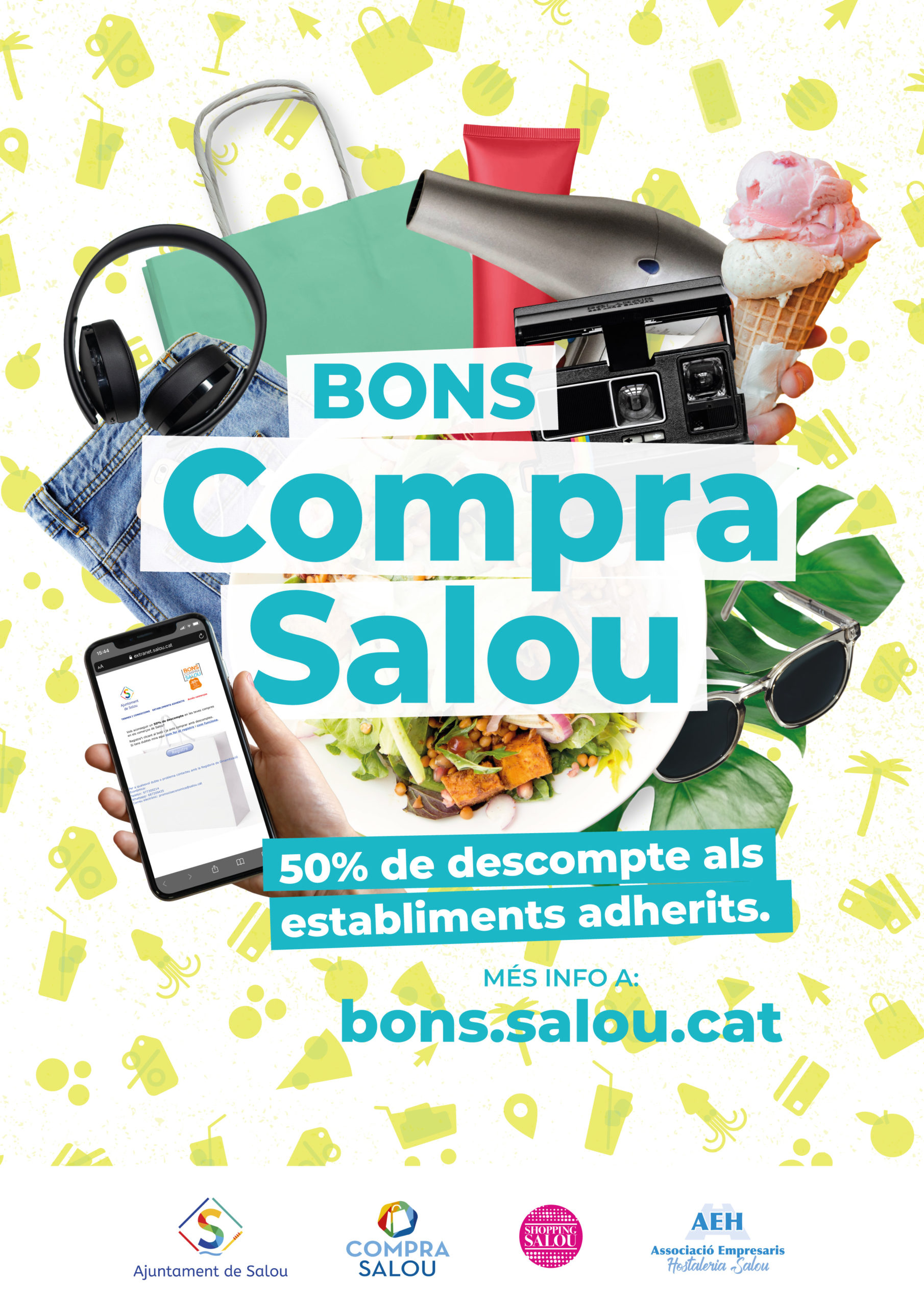 Desenvolupament del disseny de la campanya Bons Compra a Salou.